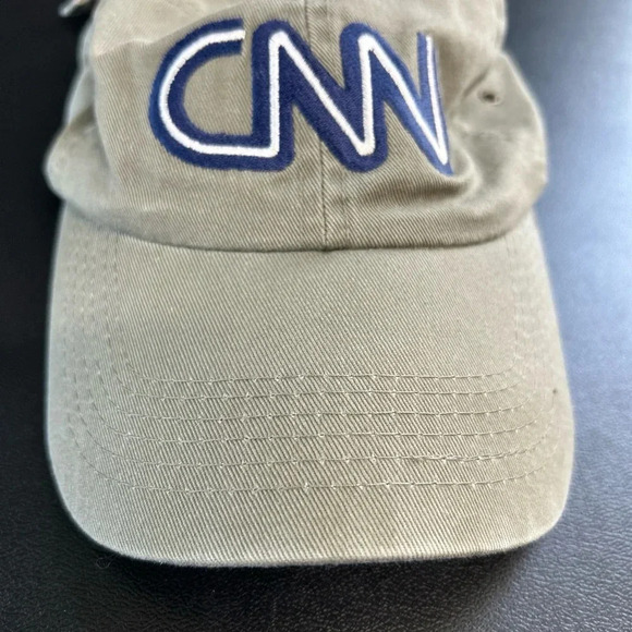 CNN Network Unbranded Baseball Cap Hat Green One‎ Size Fits Most Cotton - Picture 3 of 9
